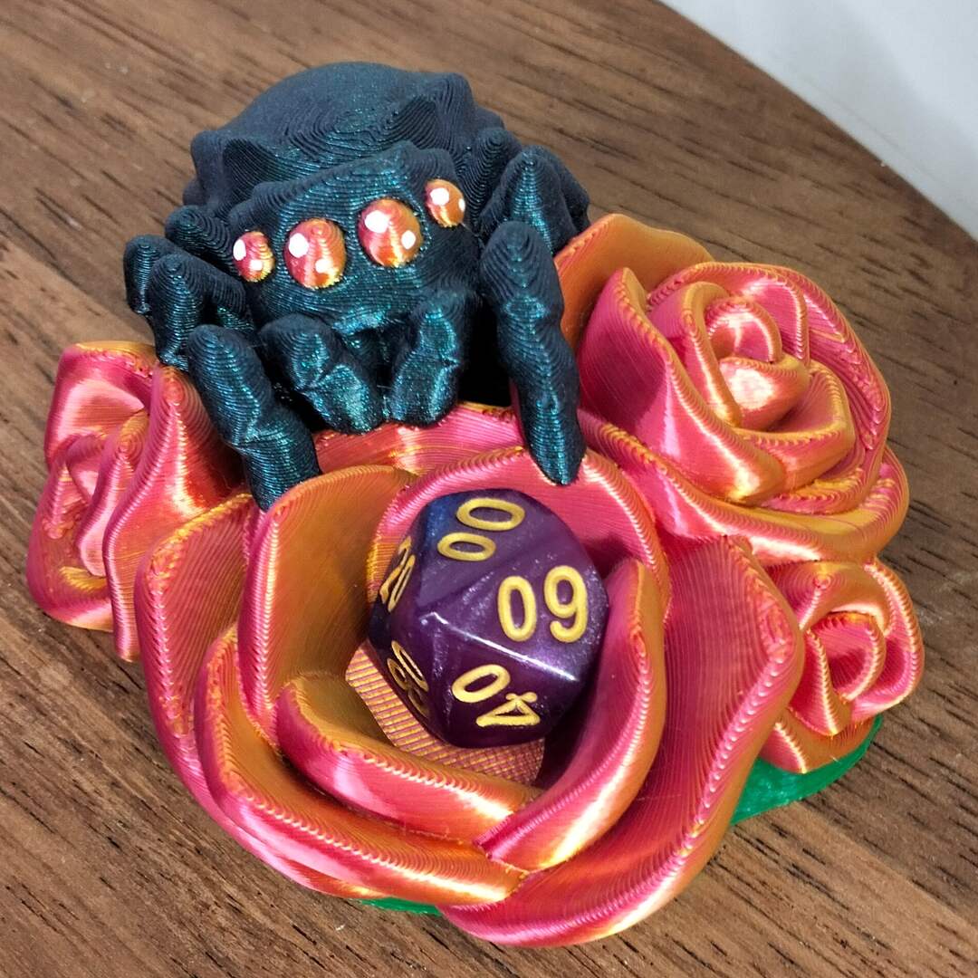 Jumping Spider Dice Buddy