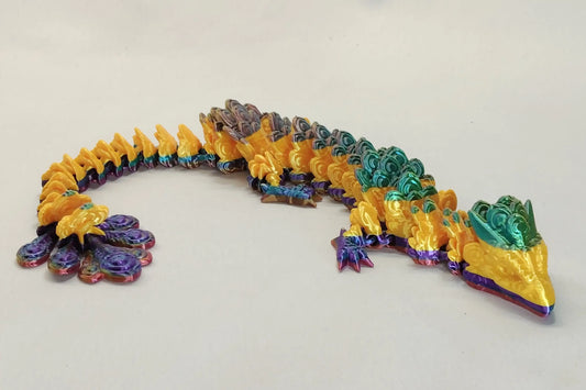 Peacock Dragon – Articulated 3D Printed Dragon