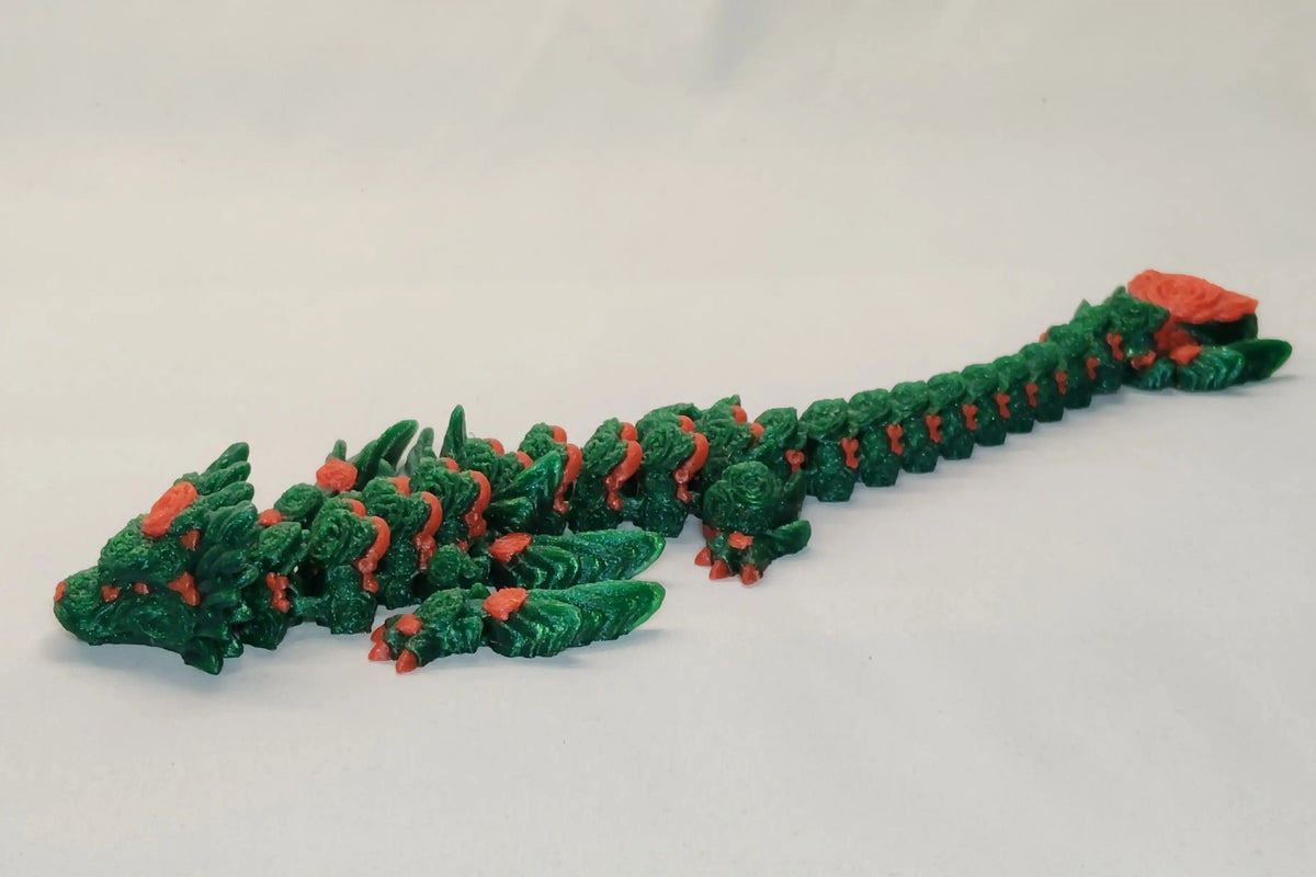 Rose Heart Dragon – Articulated 3D Printed Dragon