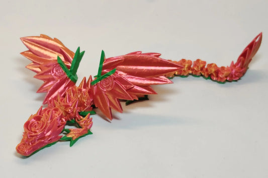 Rosewing Dragon – Articulated 3D Printed Dragon