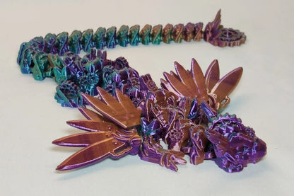 Steampunk Wing Dragon – Articulated 3D Printed Dragon