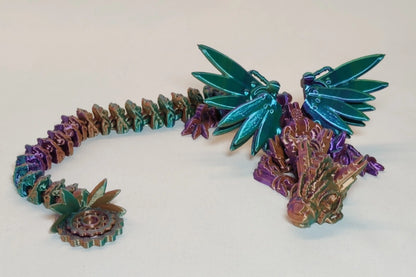 Steampunk Wing Dragon – Articulated 3D Printed Dragon