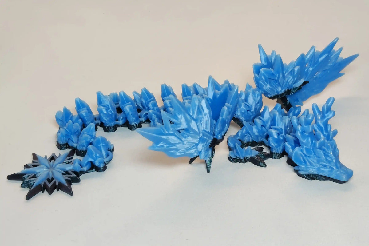 Winter Wing Dragon – Articulated 3D Printed Dragon